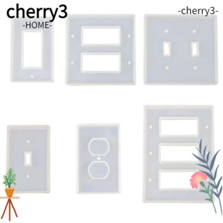 Cherry3 แม่พิมพ์ซิลิโคนเรซิ่น อีพ็อกซี่ 6 ชิ้น DIY