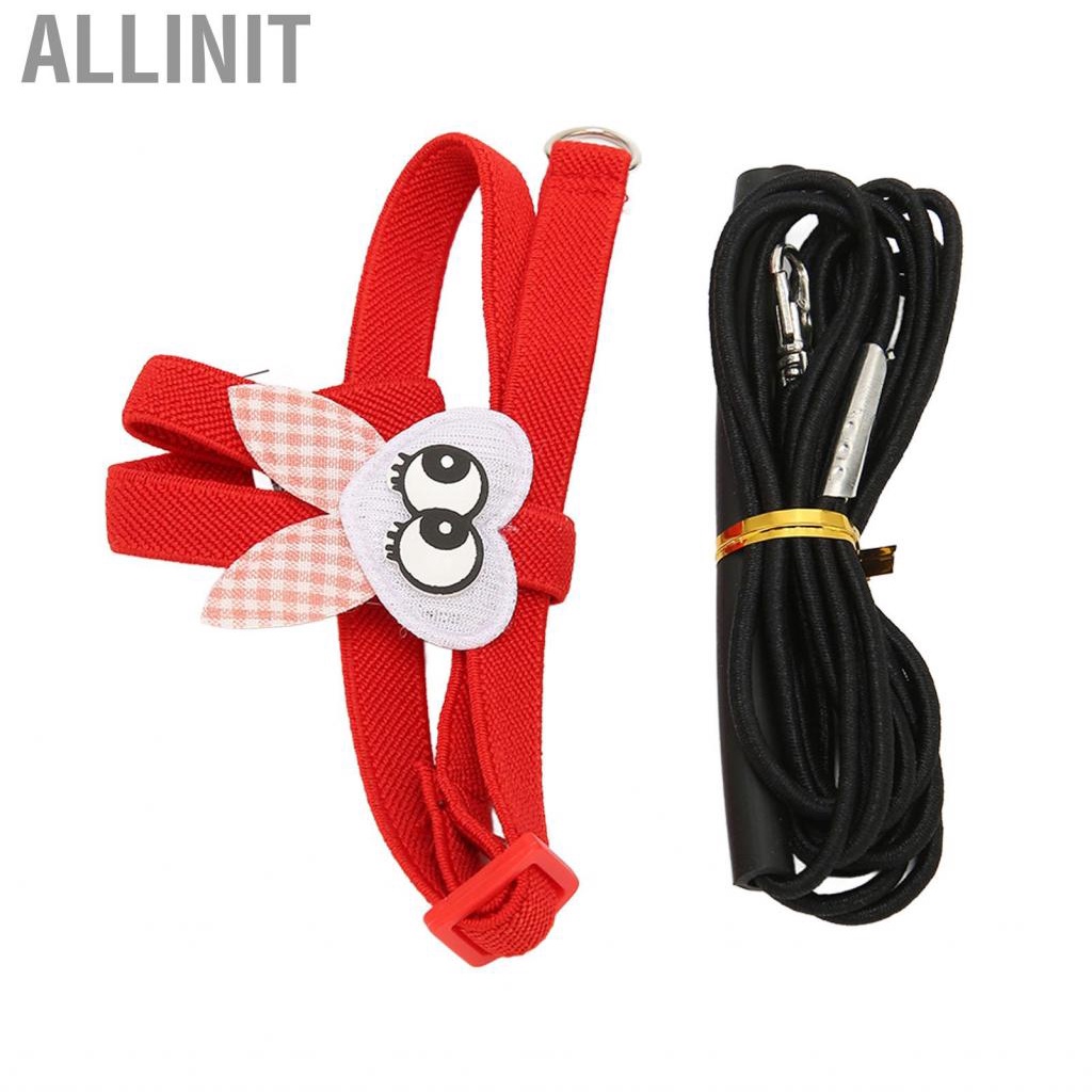 allinit-bird-harness-leash-red-cute-super-light-elastic-flying-with