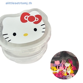 Alittlese Kawaii Hello Kitty กล่องอาหารกลางวัน ลายการ์ตูนน่ารัก พร้อมฝาปิด สําหรับห้องครัว