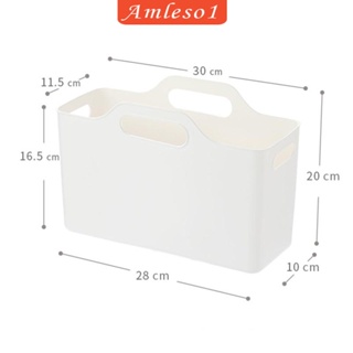 [Amleso1] ถังขยะ ขนาดใหญ่ จุของได้เยอะ สําหรับจัดเก็บเครื่องสําอาง โต๊ะเครื่องแป้ง