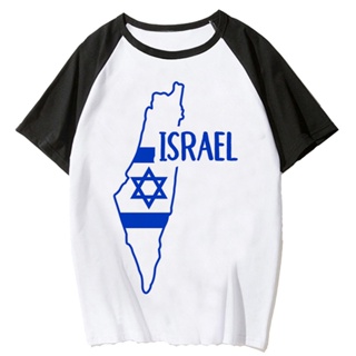 เสื้อยืด พิมพ์ลายกราฟฟิค สไตล์ญี่ปุ่น อิสราเอล ตลก แนวตลก สําหรับผู้หญิง 2000s