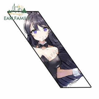 Earlfamily สติกเกอร์ไวนิล ลายอนิเมะกราฟฟิตี้ Mai Sakurajima ขนาด 13 ซม. x 11.8 ซม. กันน้ํา สําหรับติดตกแต่งรถยนต์