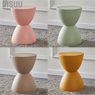 Disuu Plastic Round Stool Thicken Corner Strong Bearing Modern Small for Home