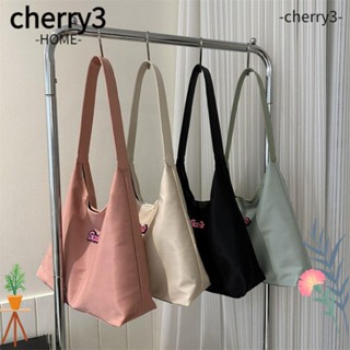 Cherry3 กระเป๋าสะพายไหล่ ทรงโท้ท ขนาดใหญ่ จุของได้เยอะ สีพื้น สําหรับตุ๊กตาบาร์บี้