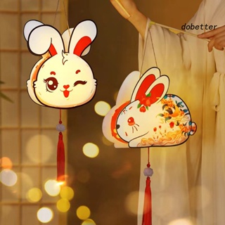 [DO] โคมไฟ LED รูปการ์ตูนกระต่ายน่ารัก เรืองแสง แบบพกพา สไตล์จีน เหมาะกับเทศกาลปีใหม่ ของขวัญสําหรับเด็ก