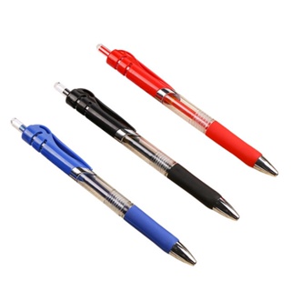 ปากกาเจล K-35 0.5 มม. สีแดง ดํา น้ําเงิน สําหรับสํานักงาน โรงเรียน 3 ชิ้น
