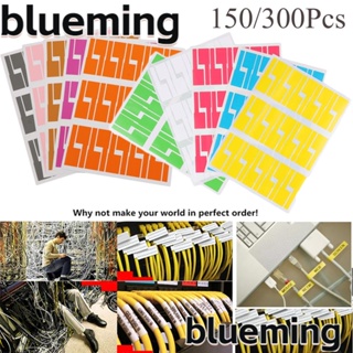 Blueming2 ฉลากไฟเบอร์ออแกไนเซอร์ กันน้ํา หลากสี สําหรับจัดระเบียบสายเคเบิ้ล 150 300 ชิ้น