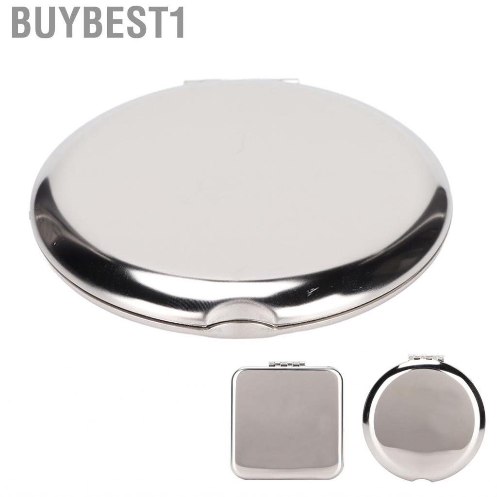 buybest1-pocket-mirror-double-sided-foldable-stainless-steel-small-purse-travel-ec