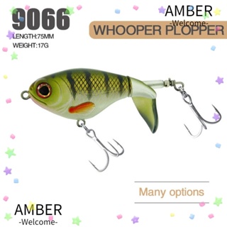Amber เหยื่อตกปลาประดิษฐ์ 9066 9023 75 มม. 17 กรัม 2 ส่วน หมุนได้