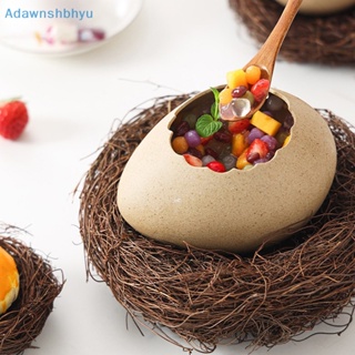 Adhyu แจกันเซรามิค รูปนก เปลือกไข่ ชามซุป ไอศกรีม ของหวาน สําหรับตกแต่งบ้าน ของขวัญ