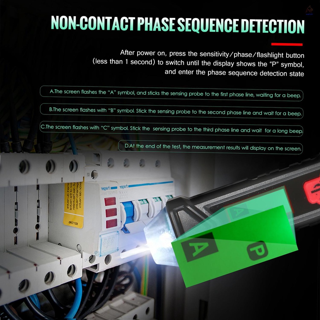 habotest-ht100p-ดินสอทดสอบแรงดันไฟฟ้าดิจิทัล-lcd-เฟส-ac-และเครื่องตรวจจับแรงดันไฟฟ้า-พร้อมเสียง-และไฟแจ้งเตือน-แบบพกพา-ncv-ปรับความไวได้