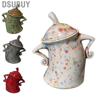Dsubuy Cute Akimbo Shape Kitchen Canister ynthetic Resin Storage Jar Condiment Spice Seasoning Container