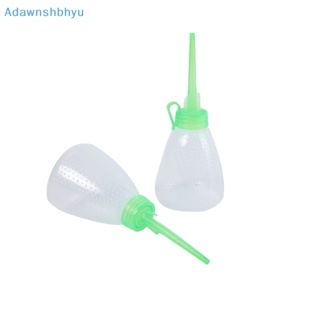 Adhyu ขวดบีบซอสพลาสติก ขนาดเล็ก แบบพกพา สําหรับใส่เครื่องเทศ แยม สลัด บาร์บีคิว 5 ชิ้น