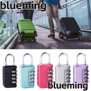 Blueming2 กุญแจล็อคตู้เสื้อผ้า หอพัก แบบใส่รหัสผ่าน 4 หลัก โลหะผสมสังกะสี กันขโมย แบบพกพา