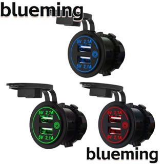 Blueming2 ซ็อกเก็ตชาร์จโทรศัพท์ในรถยนต์ 4.2A แบบสวิตช์สัมผัส