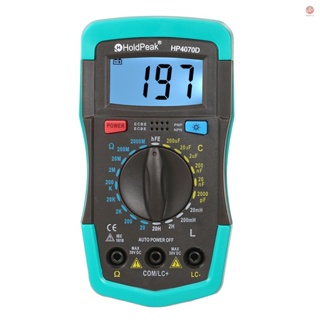 HoldPeak HP4070D Mini Digital Multimeter with Inductance and Transistor Testing