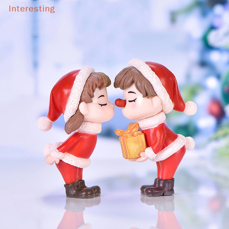 interesting-ตุ๊กตาฟิกเกอร์คู่รักคริสต์มาส-ขนาดเล็ก-diy-สําหรับตกแต่งสวน-2-ชิ้น