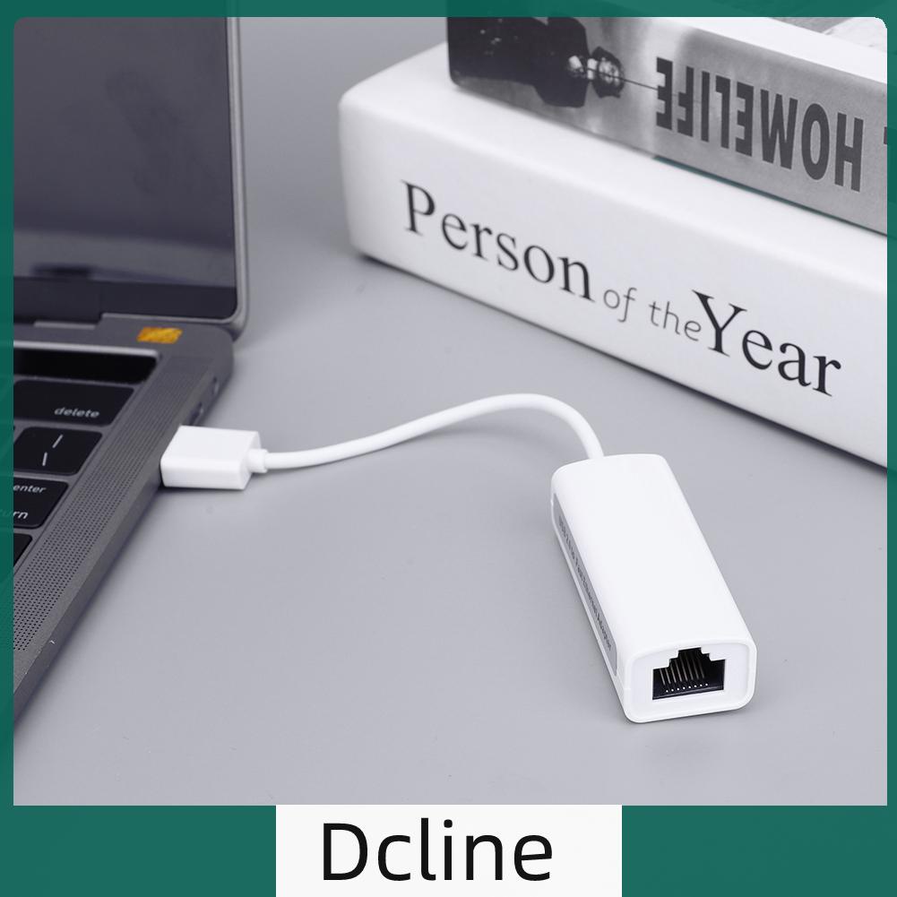 dcline-th-อะแดปเตอร์เครือข่ายอินเตอร์เน็ต-usb-100mbps-ป้องกันการรบกวน-สําหรับ-macbook-wii-tablet