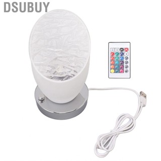 Dsubuy Touch Bedside Table Lamp Bedroom Night Light USB Plug In Acrylic Control 16 RGB Color with  for Living Room