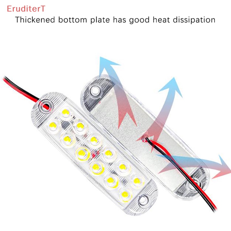 eruditert-ไฟเตือนฉุกเฉิน-led-สําหรับรถยนต์-รถบรรทุก-รถพ่วง-2-ชิ้น-ใหม่