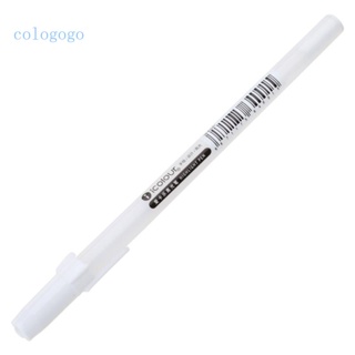 Colo ใหม่ ปากกาไฮไลท์ 0 8 มม. แบบตะขอ สีขาว สีดํา