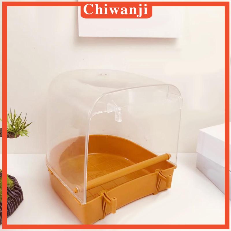 chiwanji-อ่างอาบน้ํานกแก้ว-แบบใส-อุปกรณ์เสริม-สําหรับกรงนกแก้ว