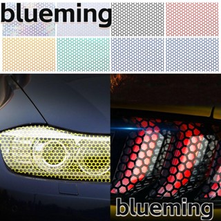 Blueming2 สติกเกอร์สะท้อนแสง ลายรังผึ้ง สําหรับติดตกแต่งท้ายรถยนต์