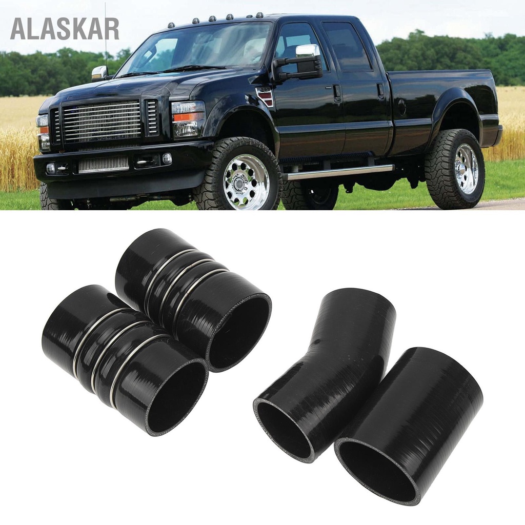 ALASKAR Turbo Intercooler Boot Clamp Kit สีดำ CAC เปลี่ยนท่อสำหรับ Ford