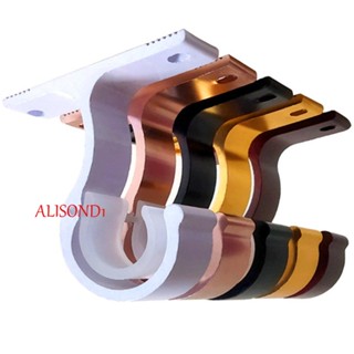 Alisond1 ที่ยึดราวผ้าม่าน อลูมิเนียมอัลลอยด์ แบบหนา อุปกรณ์เสริมตกแต่งบ้าน DIY