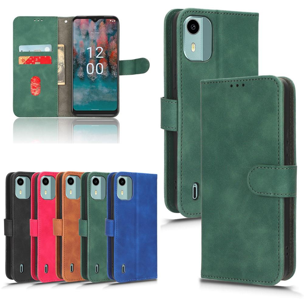 เคสโทรศัพท์มือถือ-แบบฝาพับ-พร้อมช่องใส่บัตร-สําหรับ-nokia-c12-nokia-c12