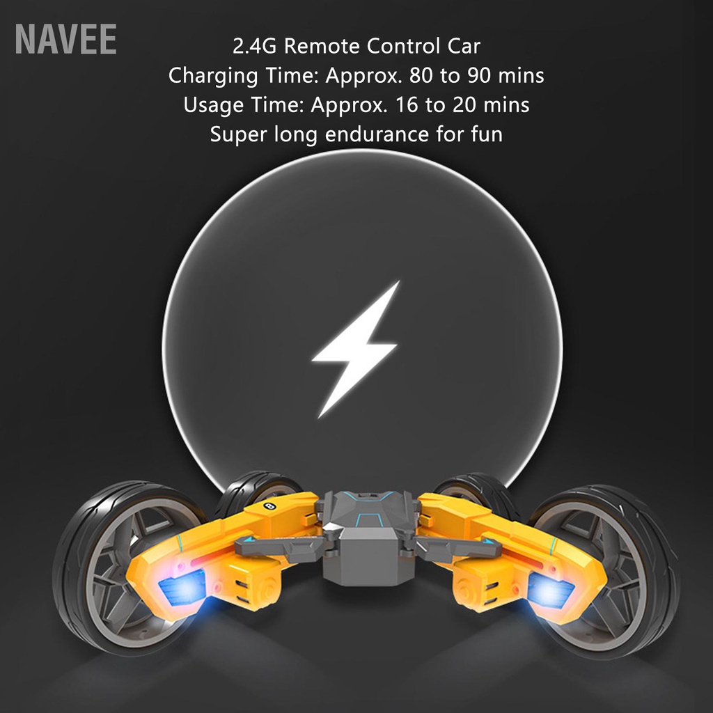 navee-รถควบคุมระยะไกลหมุนได้-360-องศาความเร็วสูง-2-4ghz-off-road-stunt-car-สำหรับเด็กผู้ชาย