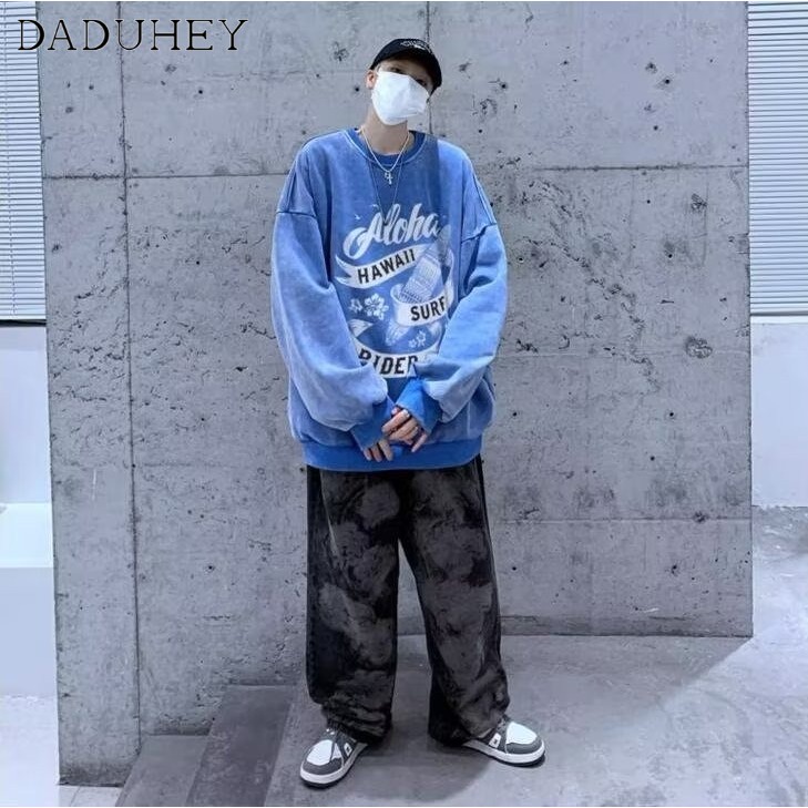 daduhey-mens-2023-new-spring-and-autumn-loose-personalized-printing-long-sleeve-top-ins-hong-kong-style-retro-fashion-brand-all-matching-washed-round-neck-sweater