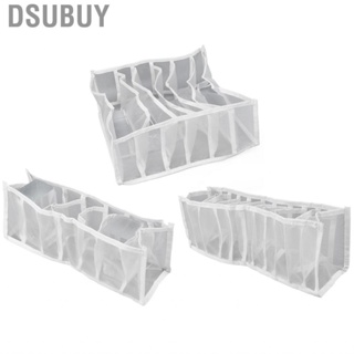 Dsubuy Underwear Storage Box Breathable Foldable Multiple Cells Drawer Hot