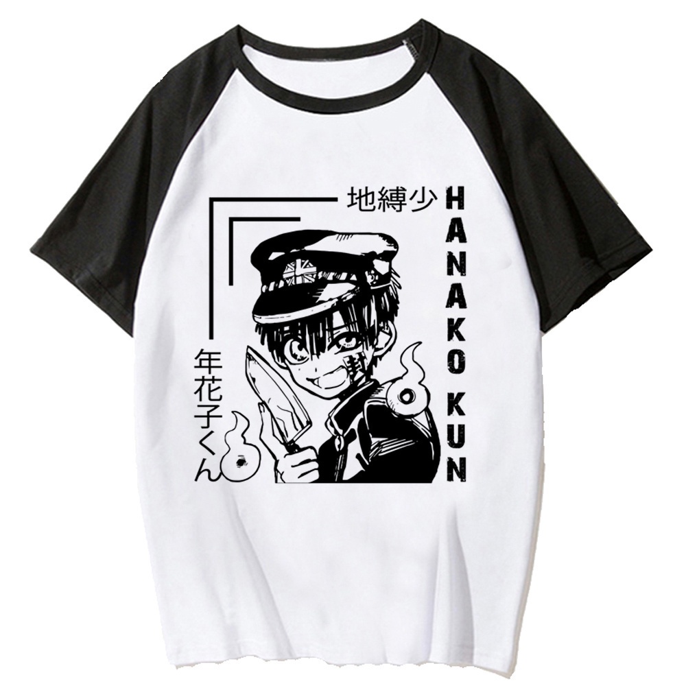 เสื้อยืด-พิมพ์ลายการ์ตูนฮานาโกะคุง-สไตล์ญี่ปุ่น-สตรีท-สําหรับผู้หญิง