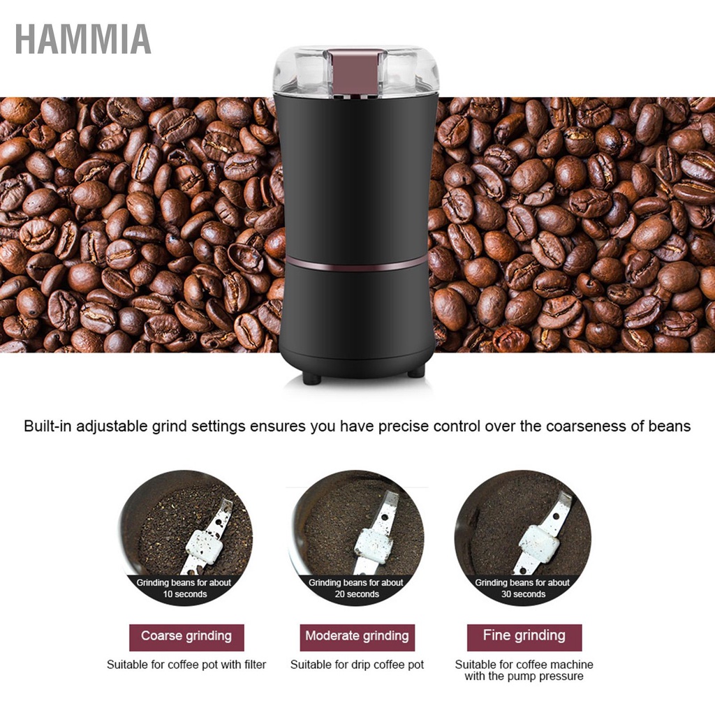 hammia-พลังงานต่อเนื่อง-150w-เครื่องบดกาแฟไฟฟ้าถั่ว