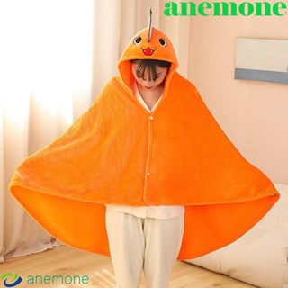 Anemone เสื้อคลุมไหล่ ผ้าฝ้าย ผ้ากํามะหยี่ขนนิ่ม ให้ความอบอุ่น สําหรับแต่งคอสเพลย์ ปาร์ตี้