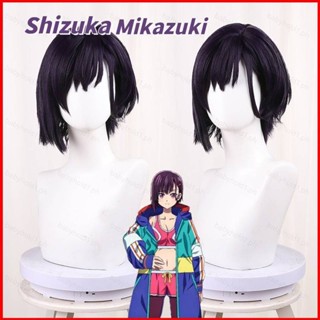 Fash Mikazuki Shizuka วิกผมคอสเพลย์ อนิเมะ Zom 100: ทรงบักเก็ต สําหรับผู้หญิง