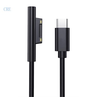 Cre อะแดปเตอร์สายชาร์จพาวเวอร์ซัพพลาย USB C สําหรับ Surface Pro 7 6 54 3