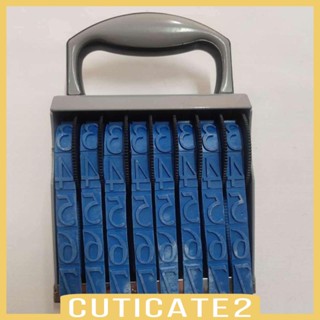 [Cuticate2] แสตมป์ยางตัวเลข 8 หลัก อเนกประสงค์ อุปกรณ์เสริม สําหรับทําการ์ด DIY