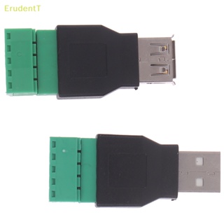 [ErudentT] อะแดปเตอร์ปลั๊กเชื่อมต่อ USB 2.0 type a male female to 5p [ใหม่]