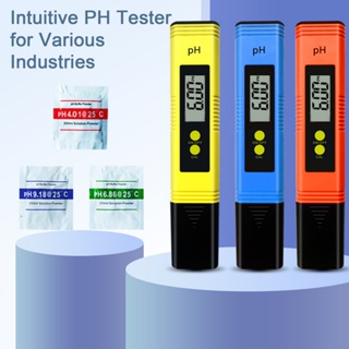 Yuerwuy.cl เครื่องทดสอบค่า Ph ดิจิทัล 0.01 พร้อมหน้าจอ ใช้งานง่าย สําหรับสระว่ายน้ํา และตู้ปลา 0-14 Ph