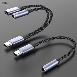 สายเคเบิลชาร์จ USB C เป็น Aux 3.5 มม. PD 60W Type C เป็น 3.5 มม. สําหรับโทรศัพท์มือถือ แท็บเล็ต OP 2 In1