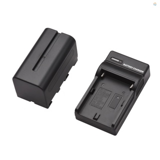 {Fsth} NP-F750/ NP-F770 Camera Battery and Charger Kit 1PC 7.2V 5200mAh Large Rechargeable Battery with USB Cable Replacement for  NP-F550 F570 F750 F770 F960 F970