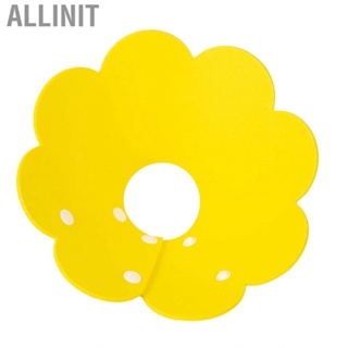 Allinit Sunflower Elizabeth Collar Cute Breathable Prevent Licking EVA Pet After Surgery Circle for Cats Dogs Yellow H