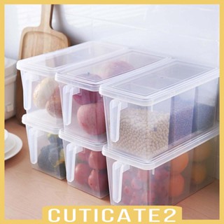 [Cuticate2] กล่องซีลเก็บผลไม้ ขนมขบเคี้ยว ซีเรียล สําหรับตู้เย็น