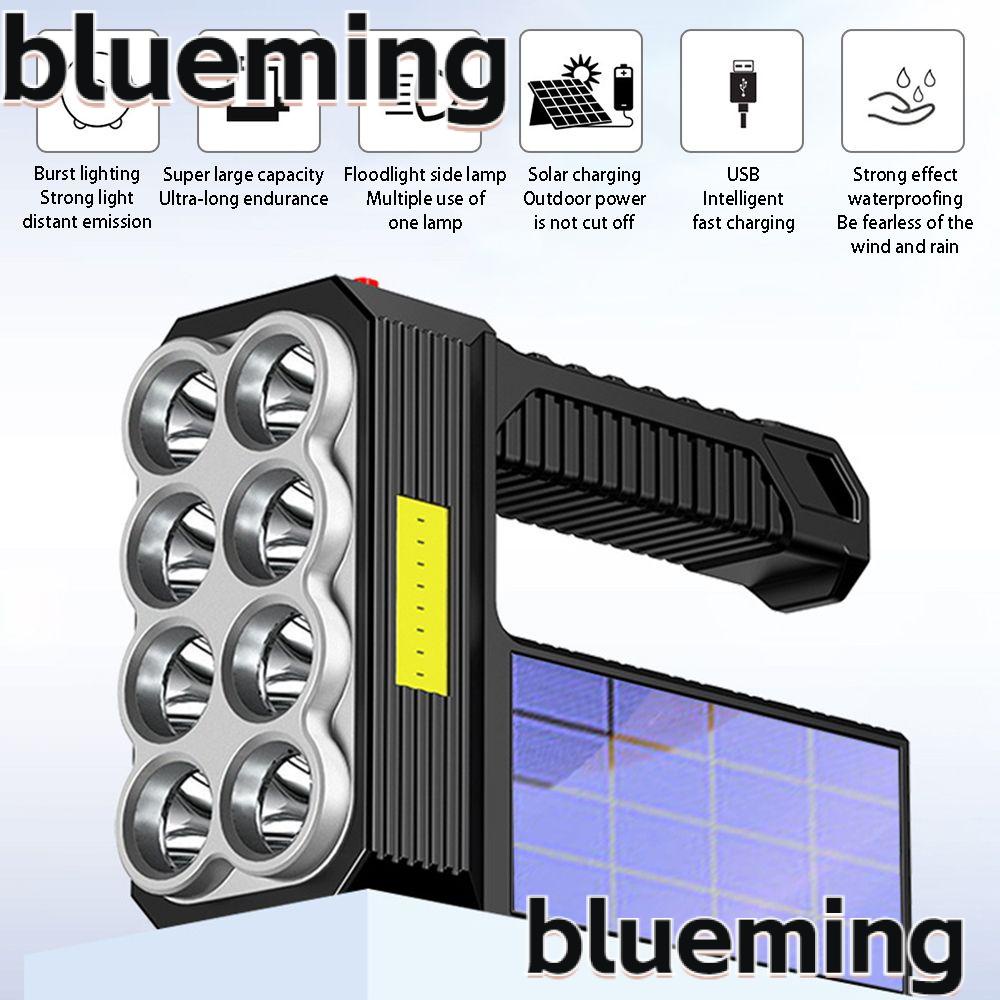 blueming2-ไฟฉายสปอตไลท์-led-8-ดวง-ชาร์จสาย-usb-กันน้ํา