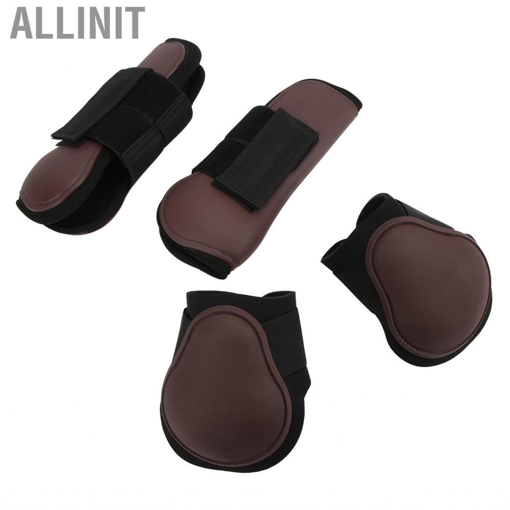 allinit-4pcs-farm-horse-leg-boots-support-boot-protection-equestrian-new