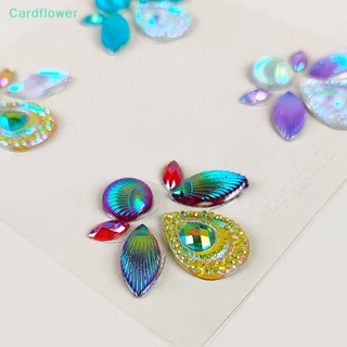 &lt;Cardflower&gt; สติกเกอร์พลอยเทียม รูปใบหน้า 3D แวววาว สําหรับตกแต่งเวที แต่งหน้า ลดราคา