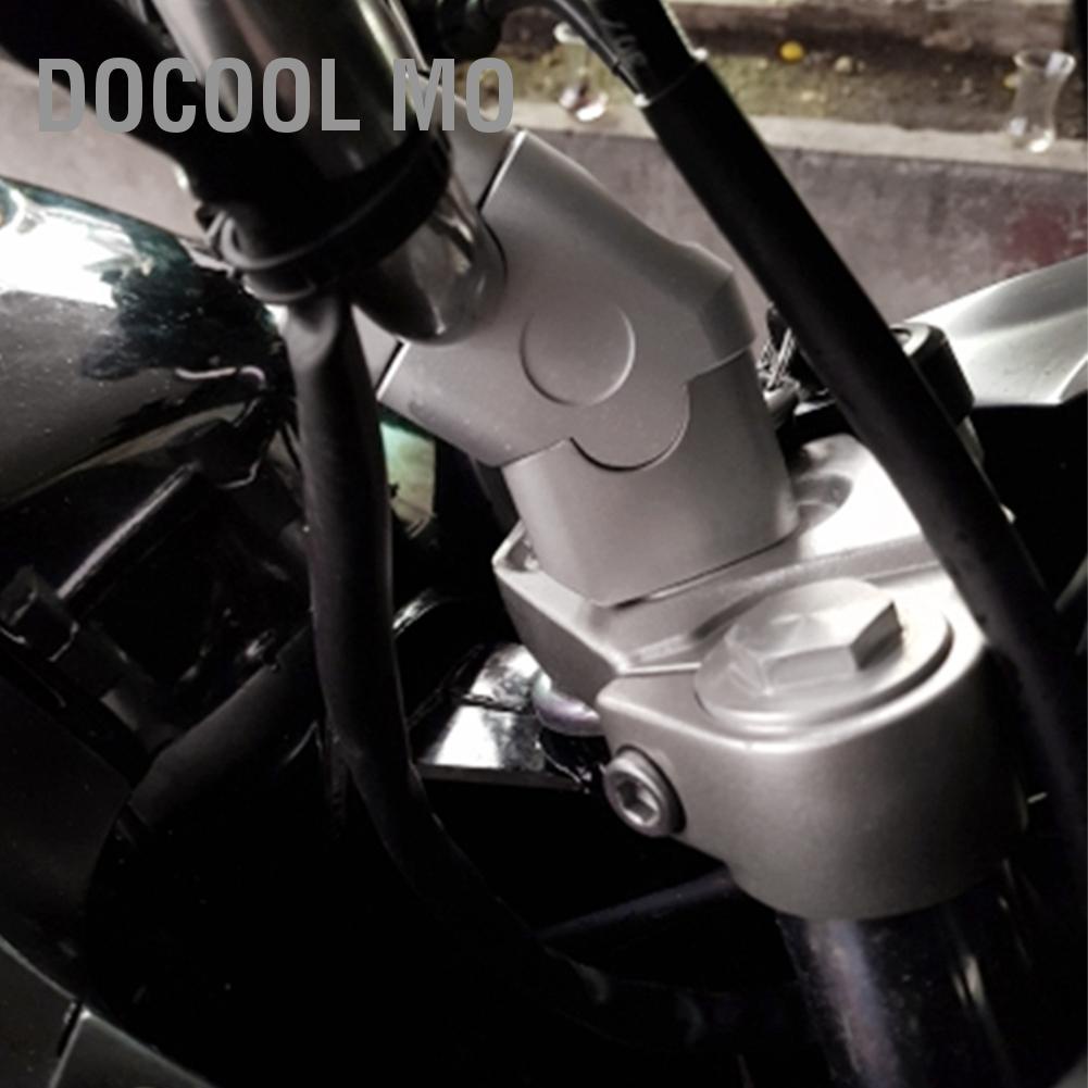 DEWIN Lenker Riser - 30mm Höher & 20mm Zurück Für Mehr Komfort Beim Motorradfahren