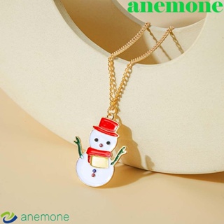 Anemone สร้อยคอ จี้ซานตาคลอส คริสต์มาส ของขวัญคริสต์มาส